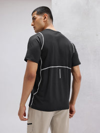 HRX by Hrithik Roshan Men Contrast Stitch Training T-shirt