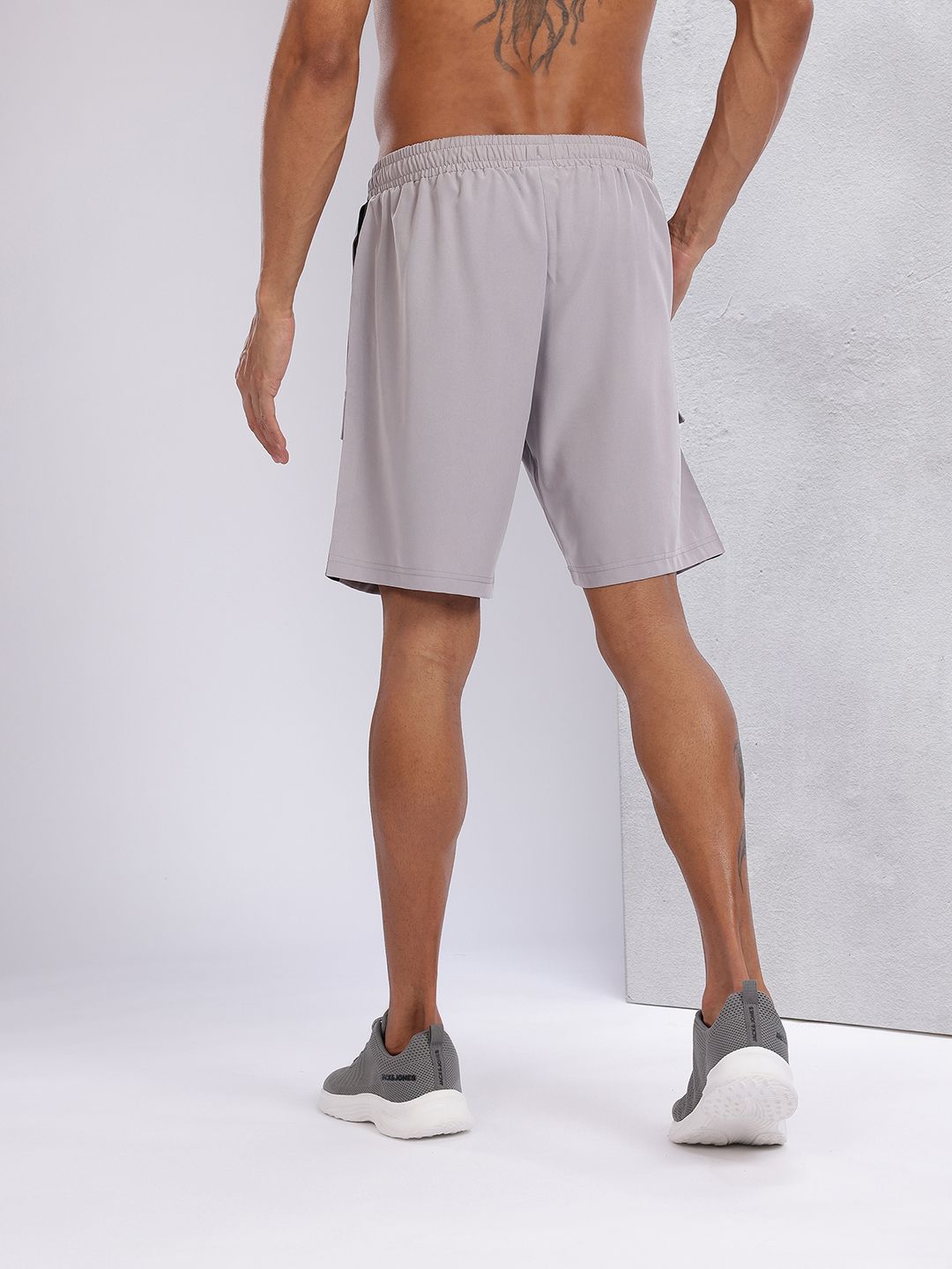 HRX by Hrithik Roshan Men Typography Printed Mid-Rise Cargo-Style Training Shorts