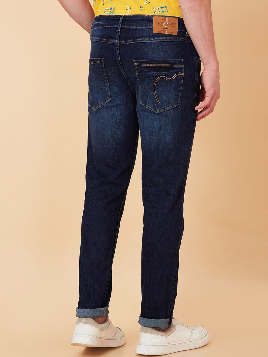 Being Human Men Slim Fit Light Fade Jeans