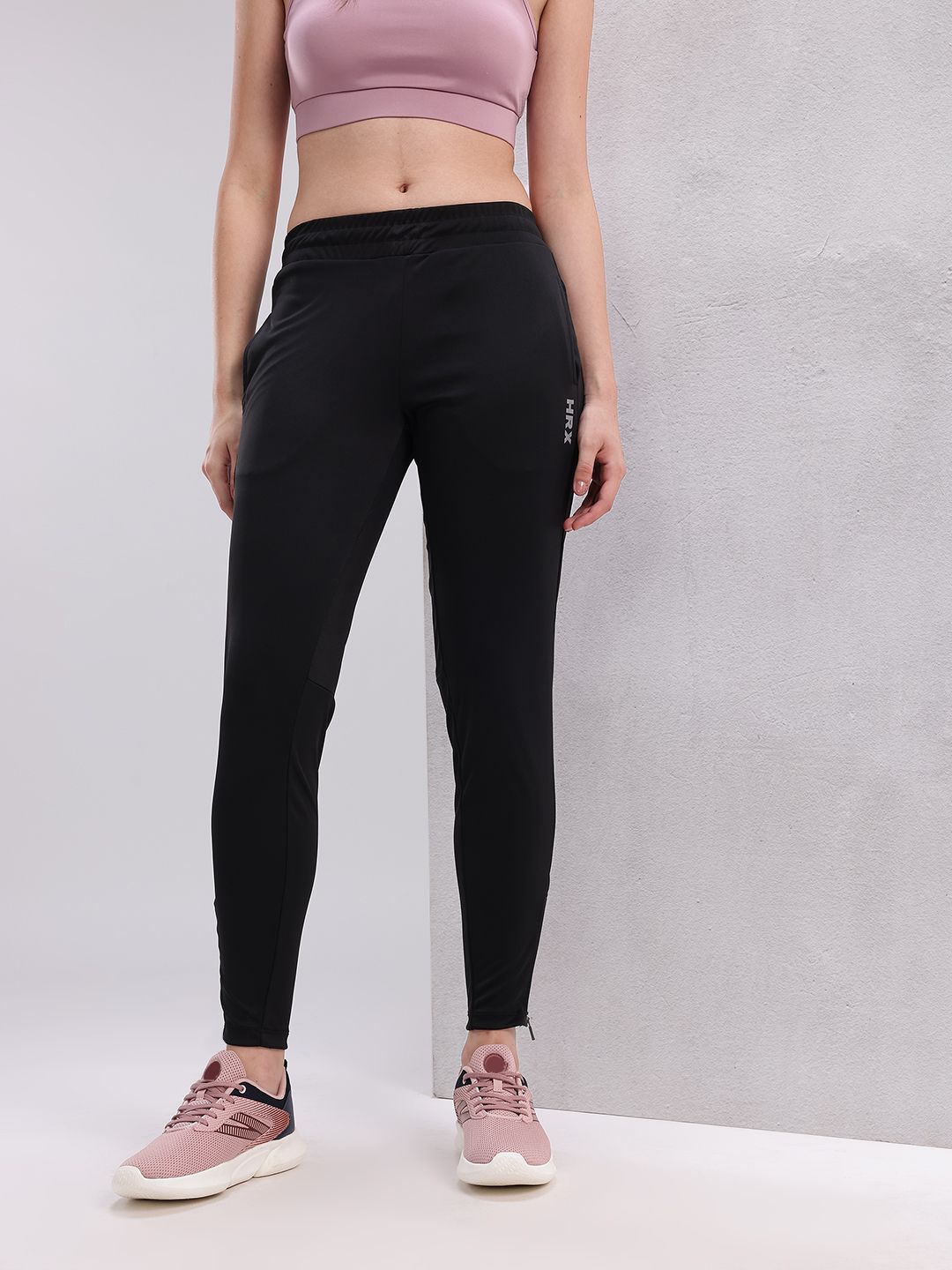 HRX by Hrithik Roshan Women Mid-Rise Slim Fit Running Track Pants