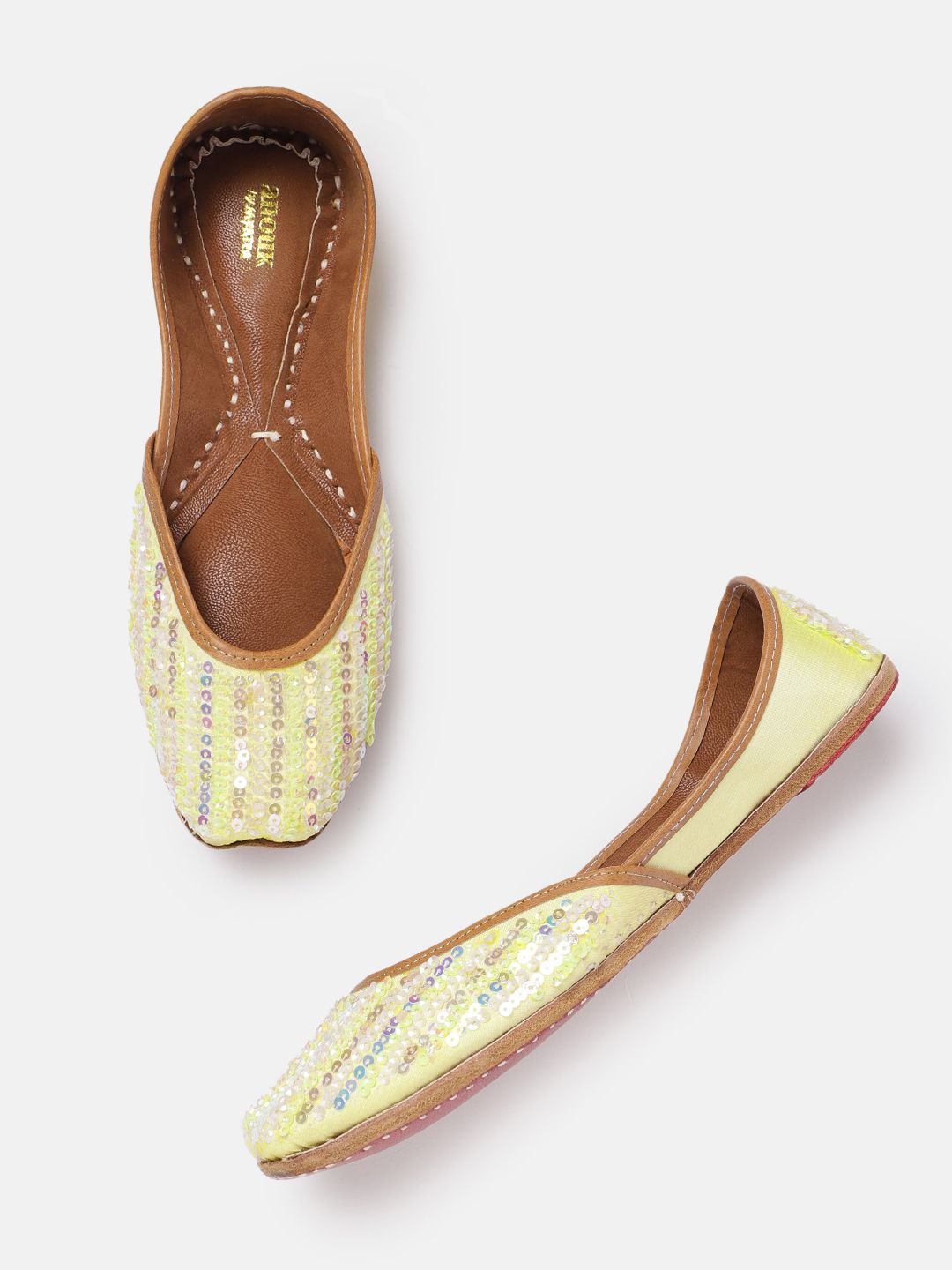 Anouk Women Sequinned Embellished Ethnic Mojaris