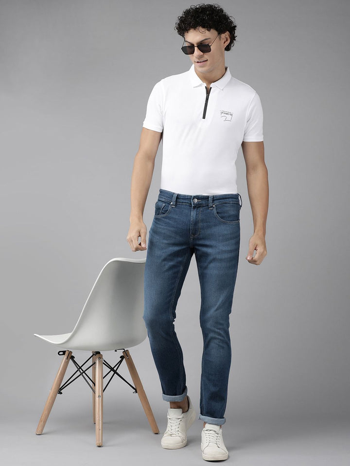 SPYKAR Men Rovers Mid-Rise Light Fade Stretchable Jeans