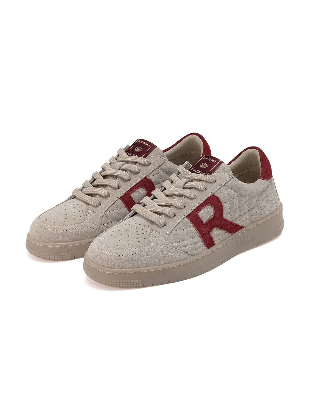 RARE RABBIT Men Perforations Leather Sneakers
