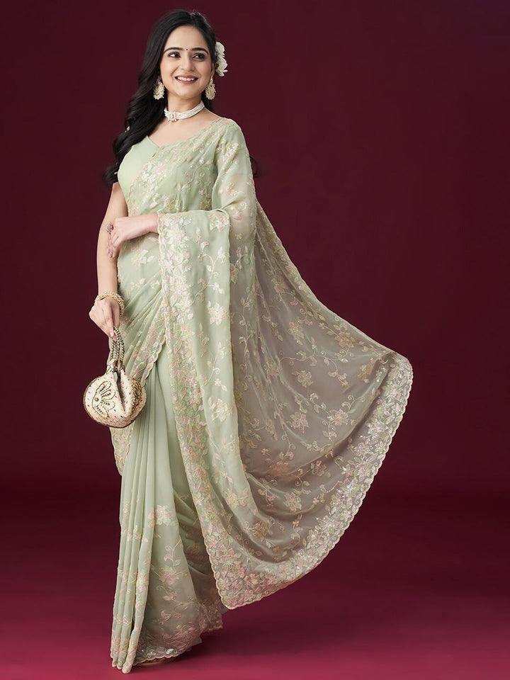 kasee Embellished Sequinned Saree
