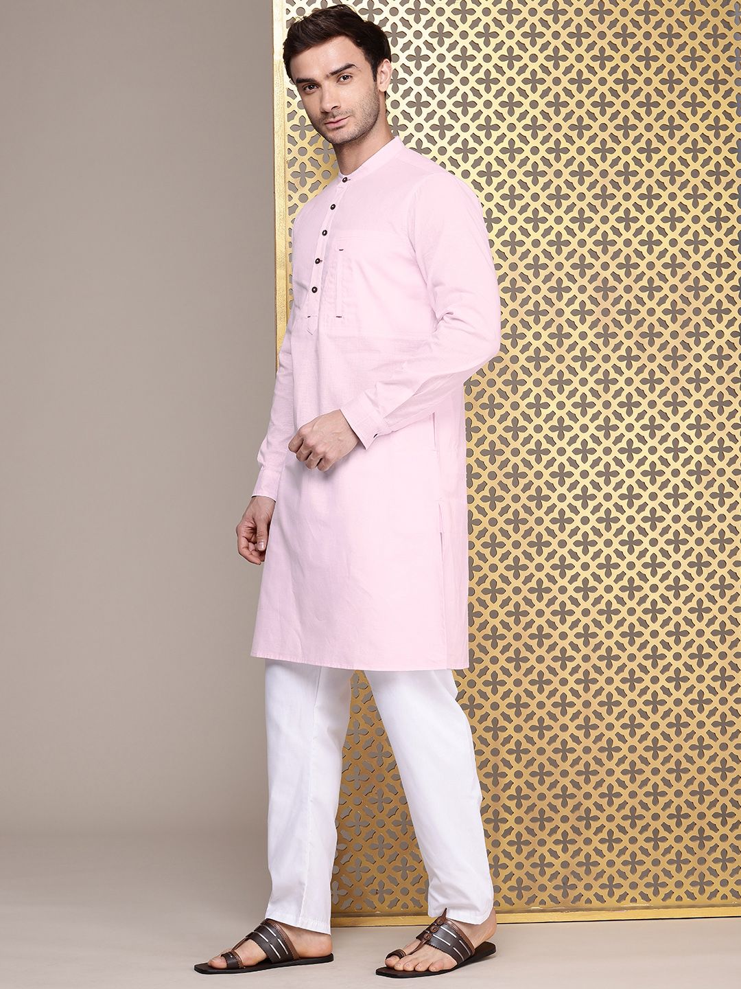 House of Pataudi Pure Cotton Jashn Kurta