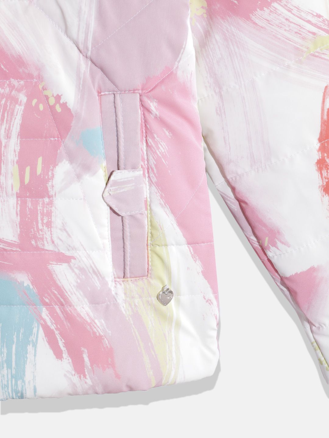 Monte Carlo Kids Girls Abstract Printed Padded Jacket