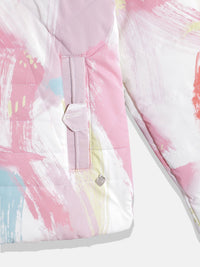 Monte Carlo Kids Girls Abstract Printed Padded Jacket