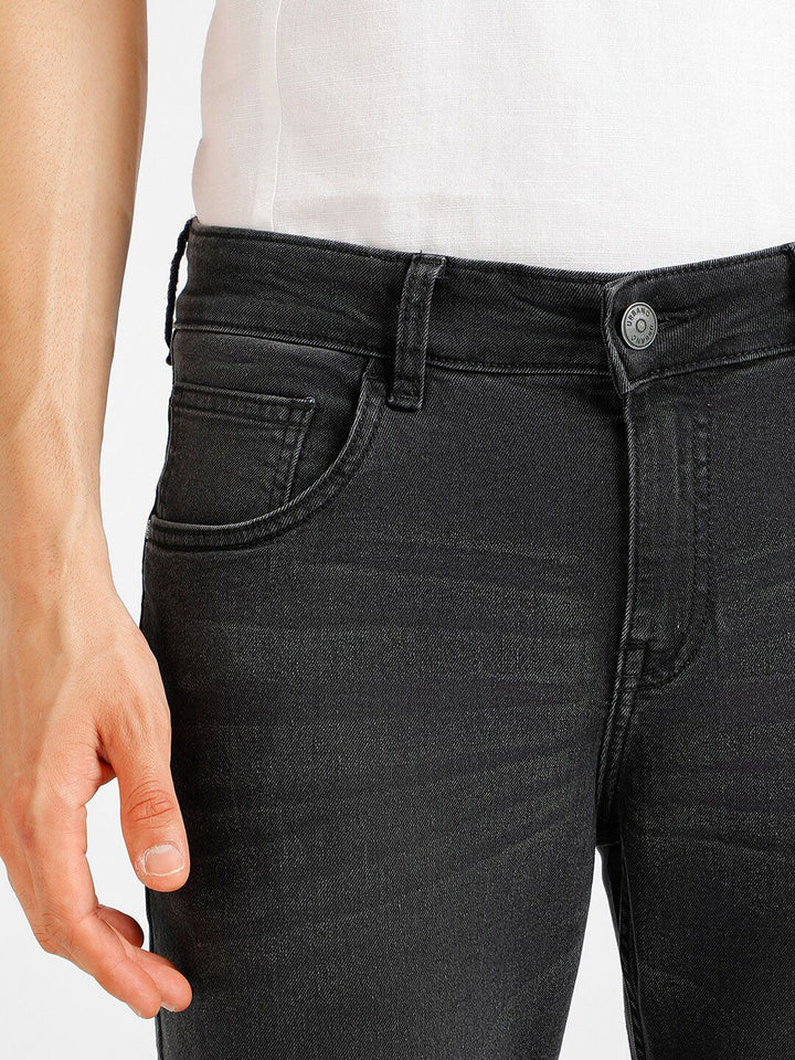 Urbano Fashion Men Washed Light Fade Stretchable Jeans