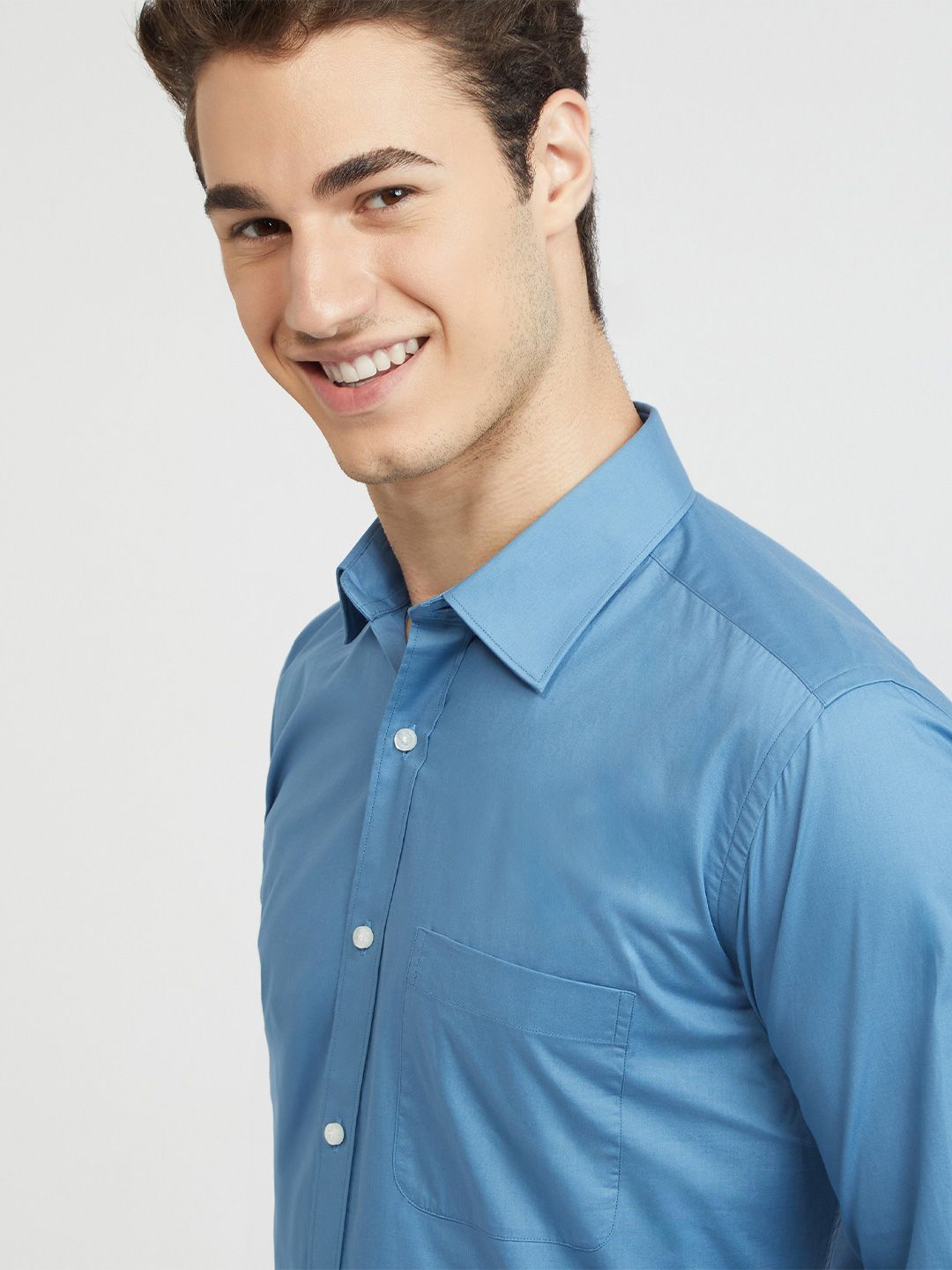 Raymond Pure Cotton Opaque Formal Shirt