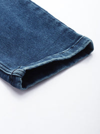 The Indian Garage Co Men Heavy Fade Stretchable Jeans