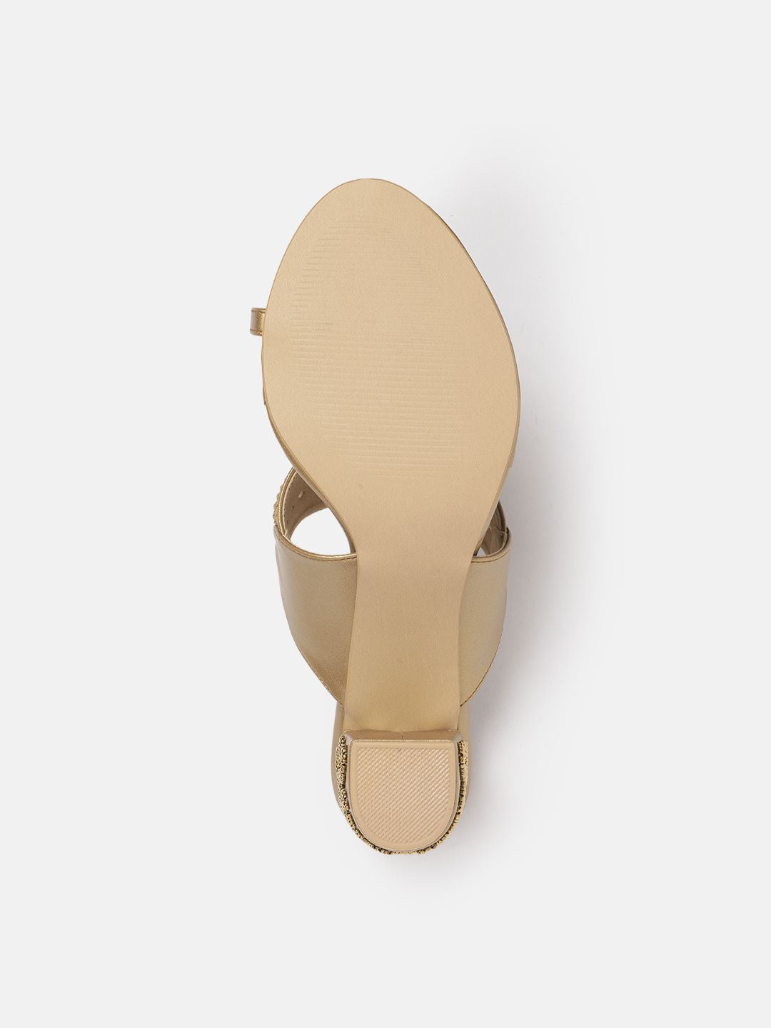 House of Pataudi Ethnic Embellished Block Heel
