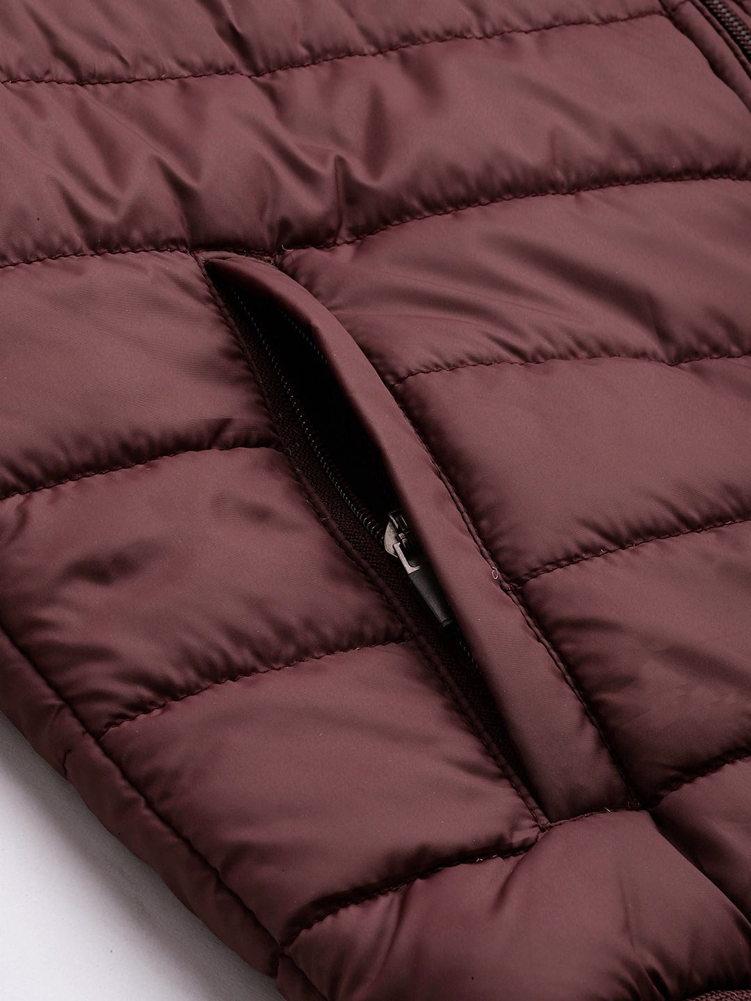 The Indian Garage Co Men Solid Zip-Front Puffer Jacket