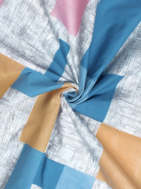 Story@home Multicoloured 180 TC Single Bedsheet with 1 Pillow Cover