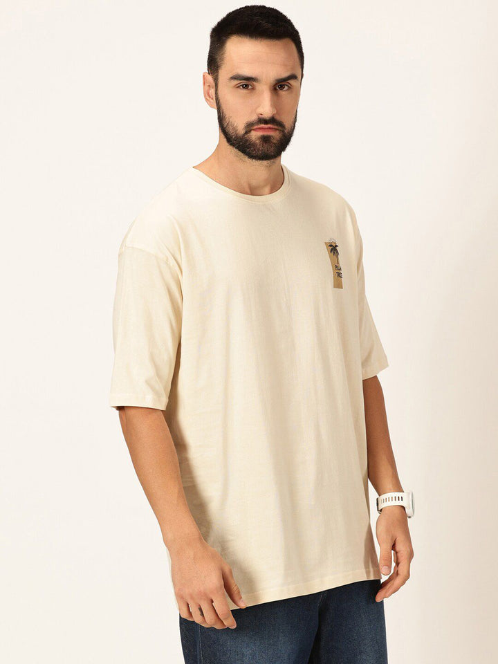 Thomas Scott Graphic Printed Bio Finish Pure Cotton Oversized T-shirt