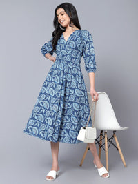 Bani Women Ethnic Motifs Midi Dress