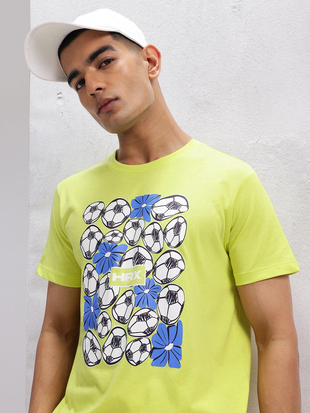 HRX by Hrithik Roshan Lifestyle Floral Printed T-shirt