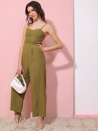Tokyo Talkies Women Solid Basic Jumpsuit