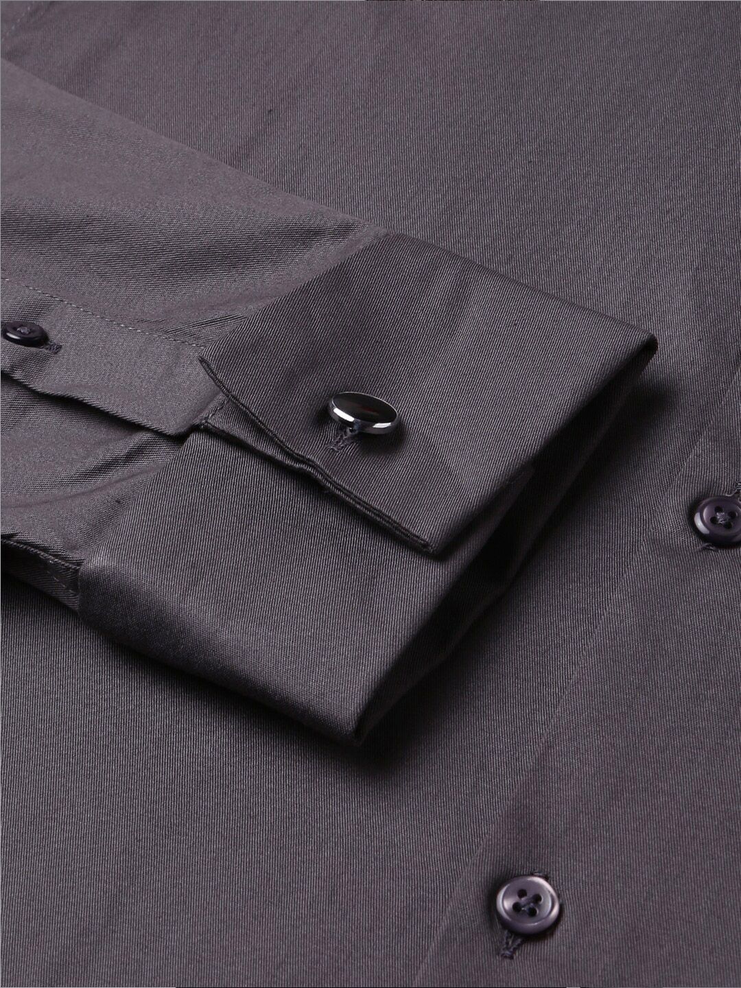 Hancock Modern Chest Pocket Slim Fit French Cuff Opaque Cotton Formal Shirt