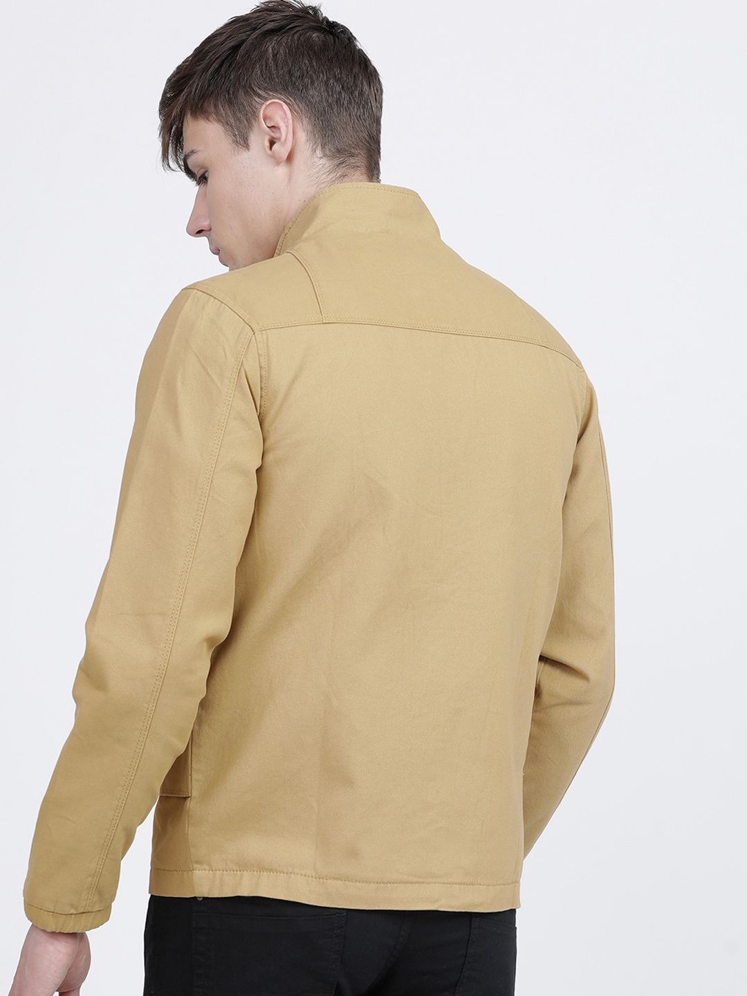 HIGHLANDER Men Khaki Padded Jacket