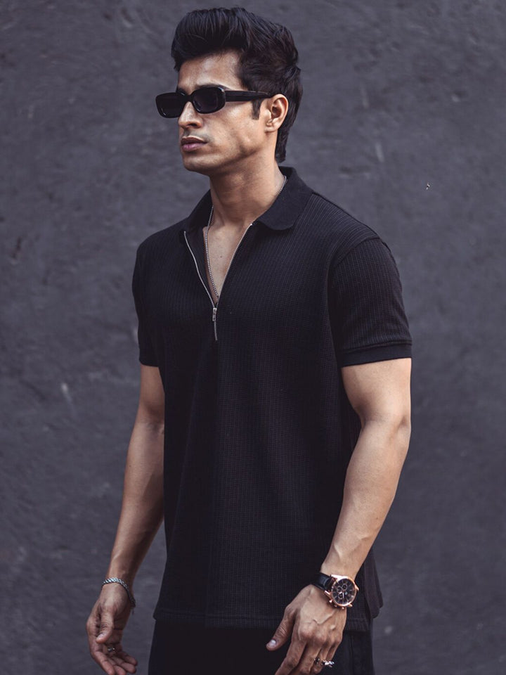 Powerlook Henley Neck Long Sleeves Cotton T-shirt