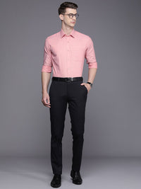 Raymond Textured Slim Fit Pure Cotton Formal Shirt