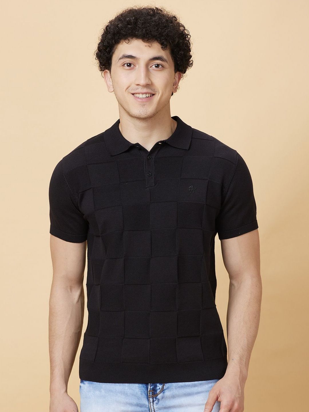 Being Human Men Polo Collar Pockets T-shirt
