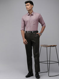 Park Avenue Self Design Slim Fit Opaque Formal Shirt