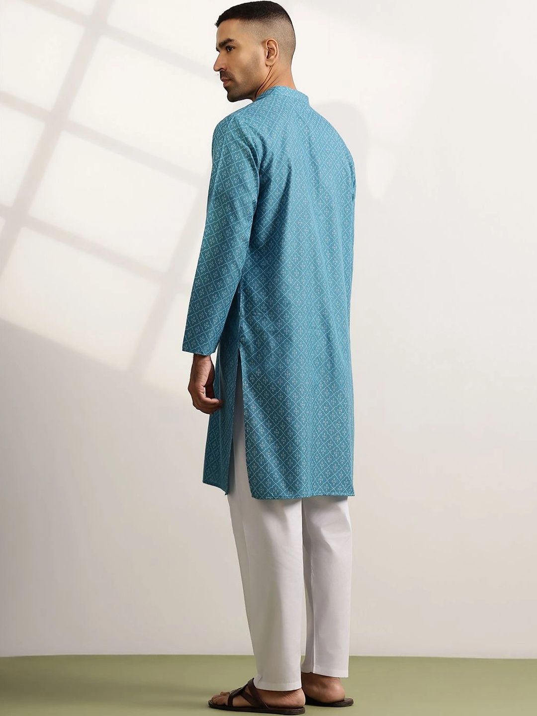 Anouk Men Printed Regular Kurta with Pyjamas