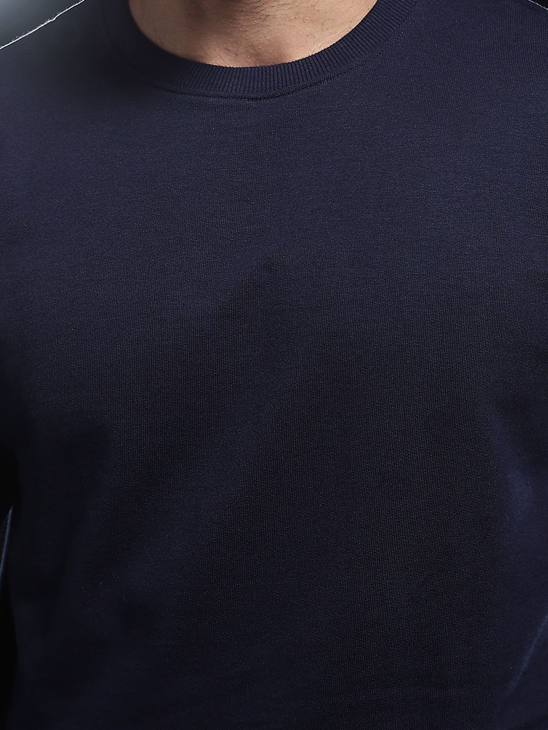 Eszett Lelaki Leher Bulat Lengan Panjang Sweatshirt