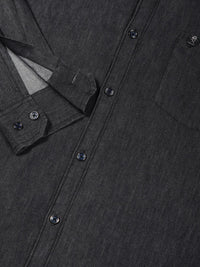 Thomas Scott Men Solid Cotton Smart Slim Fit Opaque Casual Shirt