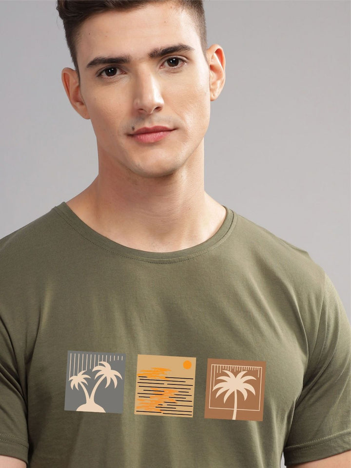 ADRO Men Printed T-shirt