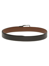 Teakwood Leathers Men Textured Leather Reversible Formal Belt