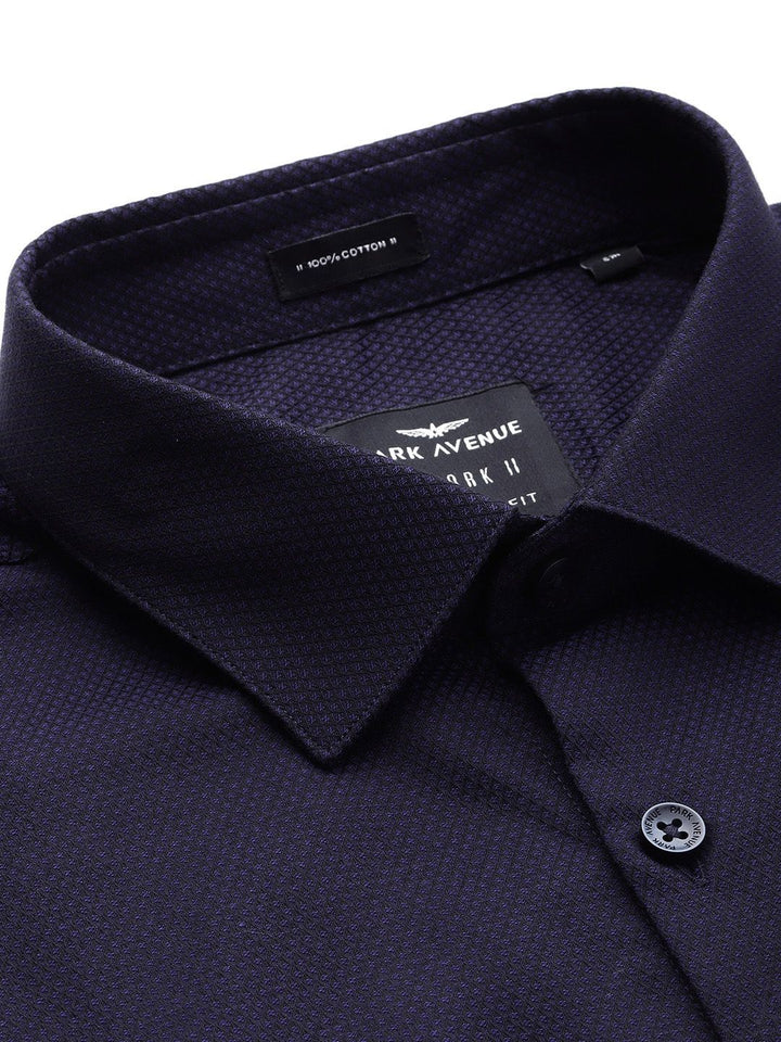 Park Avenue Textured Pure Cotton Formal Shirt