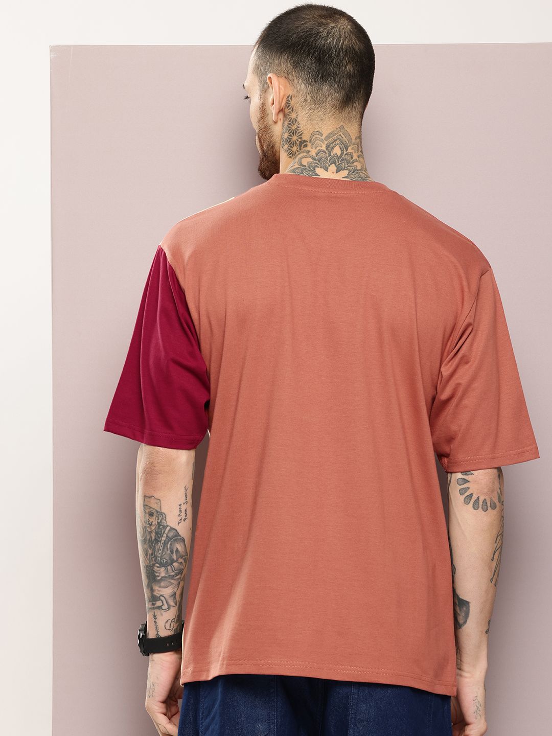 DILLINGER Men Varsity Printed Oversized T-shirt
