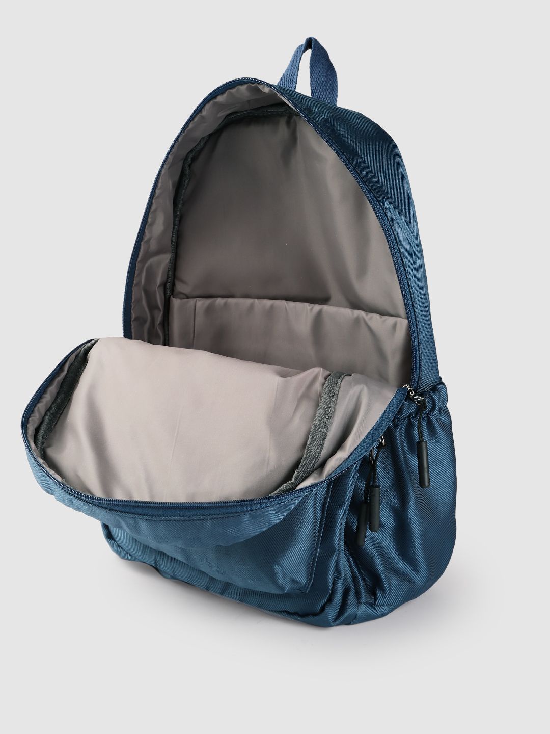 Lino Perros Women Teal Blue Solid Backpack- 28 Litres