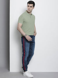 The Indian Garage Co Men Striped Light Fade Joggers