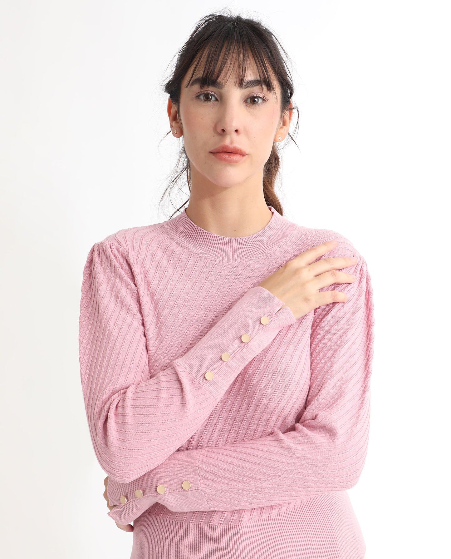 RAREISM Basic Sweater With Cuff Detail
