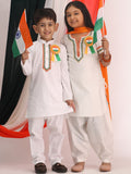 VASTRAMAY Girls Regular Gotta Patti Kurta With Patiala & Dupatta
