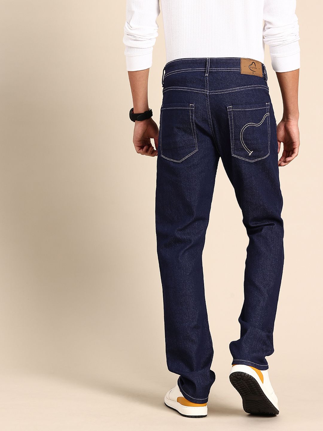 Being Human Men Straight Fit Stretchable Jeans