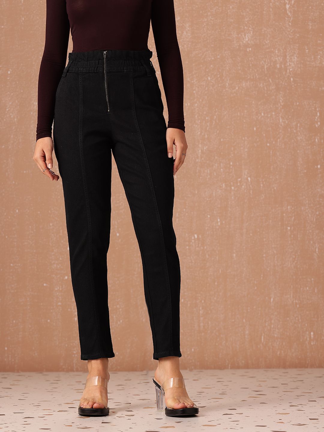 all about you Women Mom Fit High-Rise Stretchable Jeans