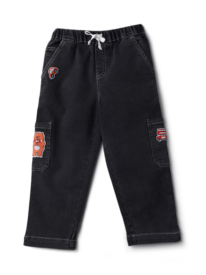 Nauti Nati Boys Classic Regular Fit Mid-Rise Light Fade Stretchable Jeans