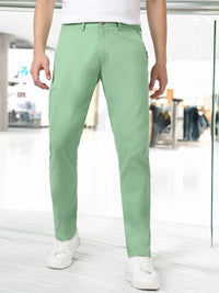 Urbano Fashion Men Slim Fit Easy Wash Cotton Chinos