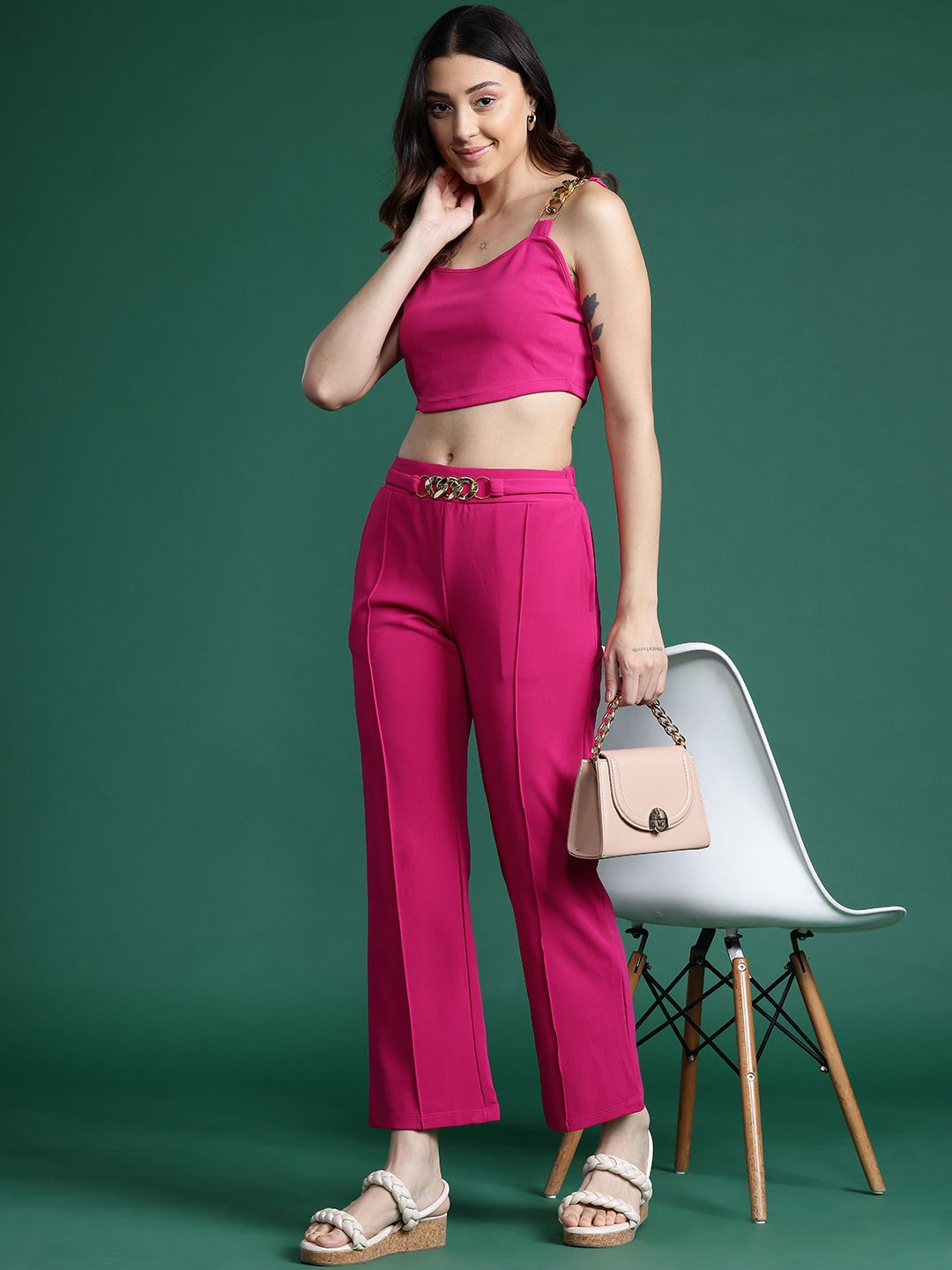 DressBerry Women Embellished Co-Ord Set