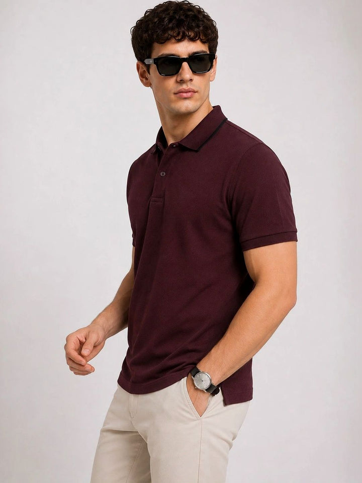 Baju-T Kolar Polo ADRO Lelaki