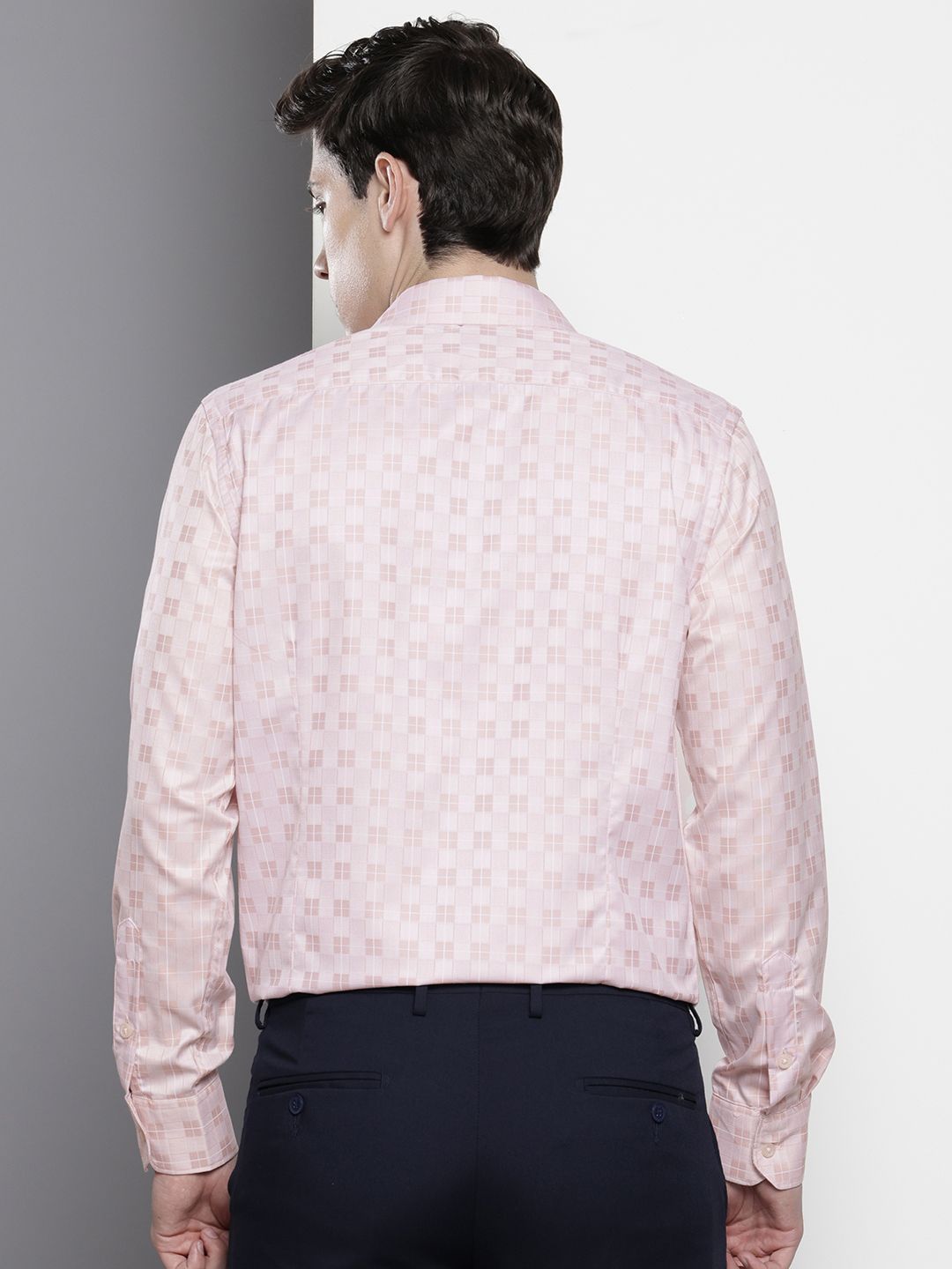 The Indian Garage Co. X Luxe Slim Fit Checked Formal Shirt