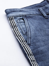 The Indian Garage Co Men Blue Slim Fit Stretchable Jeans