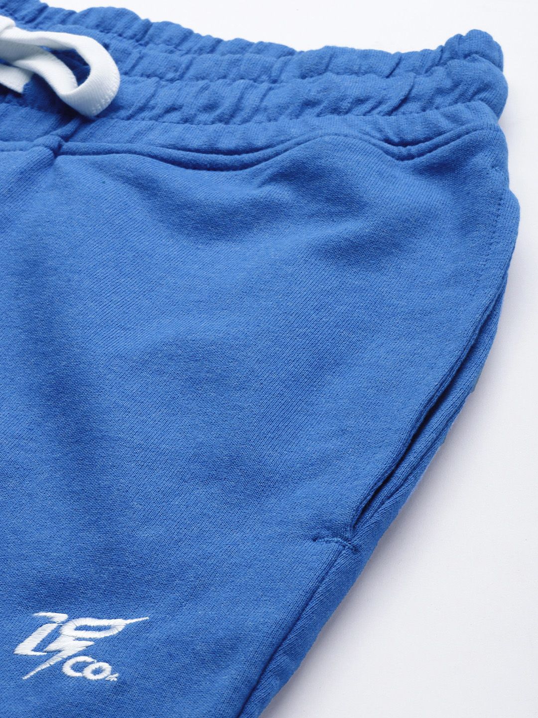 The Indian Garage Co Men Blue Solid Joggers