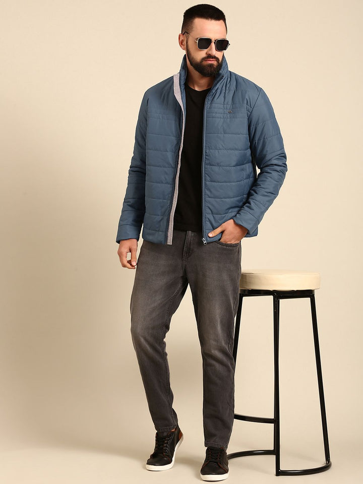 Being Human Mock Collar Padded Jacket