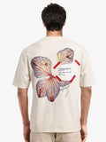 RARE RABBIT Men Graphic Printed Graphic Print Others Round Neck Cotton Oversized T-Shirt