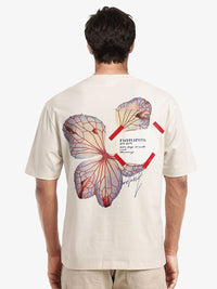 RARE RABBIT Men Graphic Printed Graphic Print Others Round Neck Cotton Oversized T-Shirt